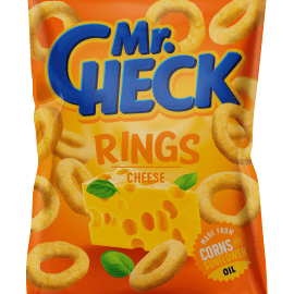 Mr.Check cheese taste corn chips, 150g.
